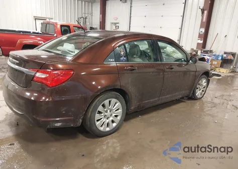 2013 Chrysler 200 Lx from USA, damaged, VIN 1C3CCBAG9DN729042